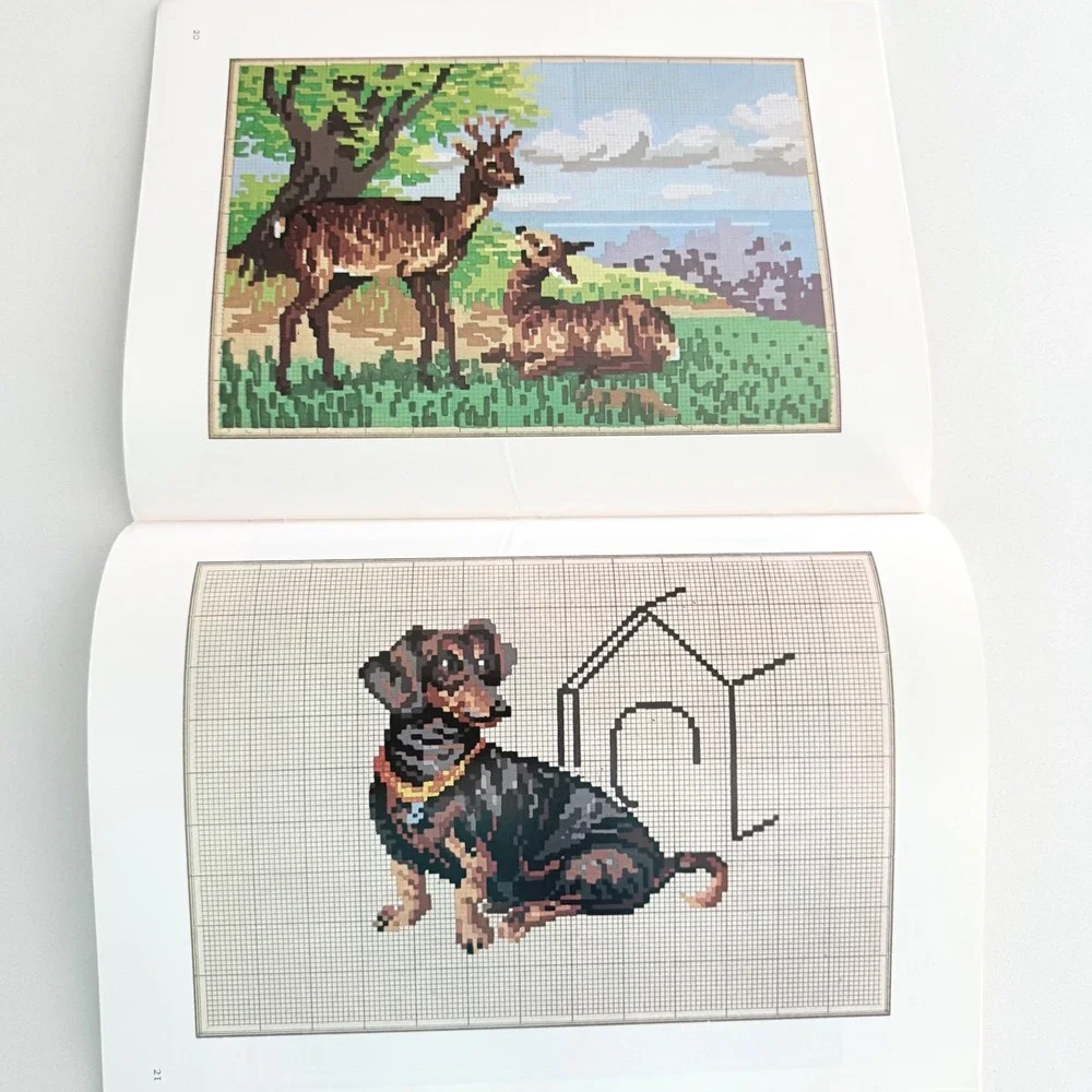 Vintage Anne Orr Full Color Charted Designs Cross Stitch Pattern‎ Book